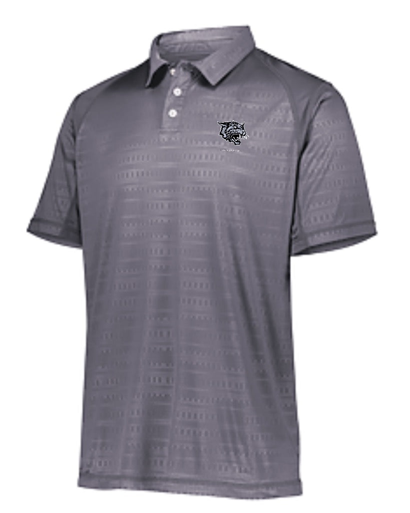 Men's Grey Golf Shirt #2 with Wildcat Logo