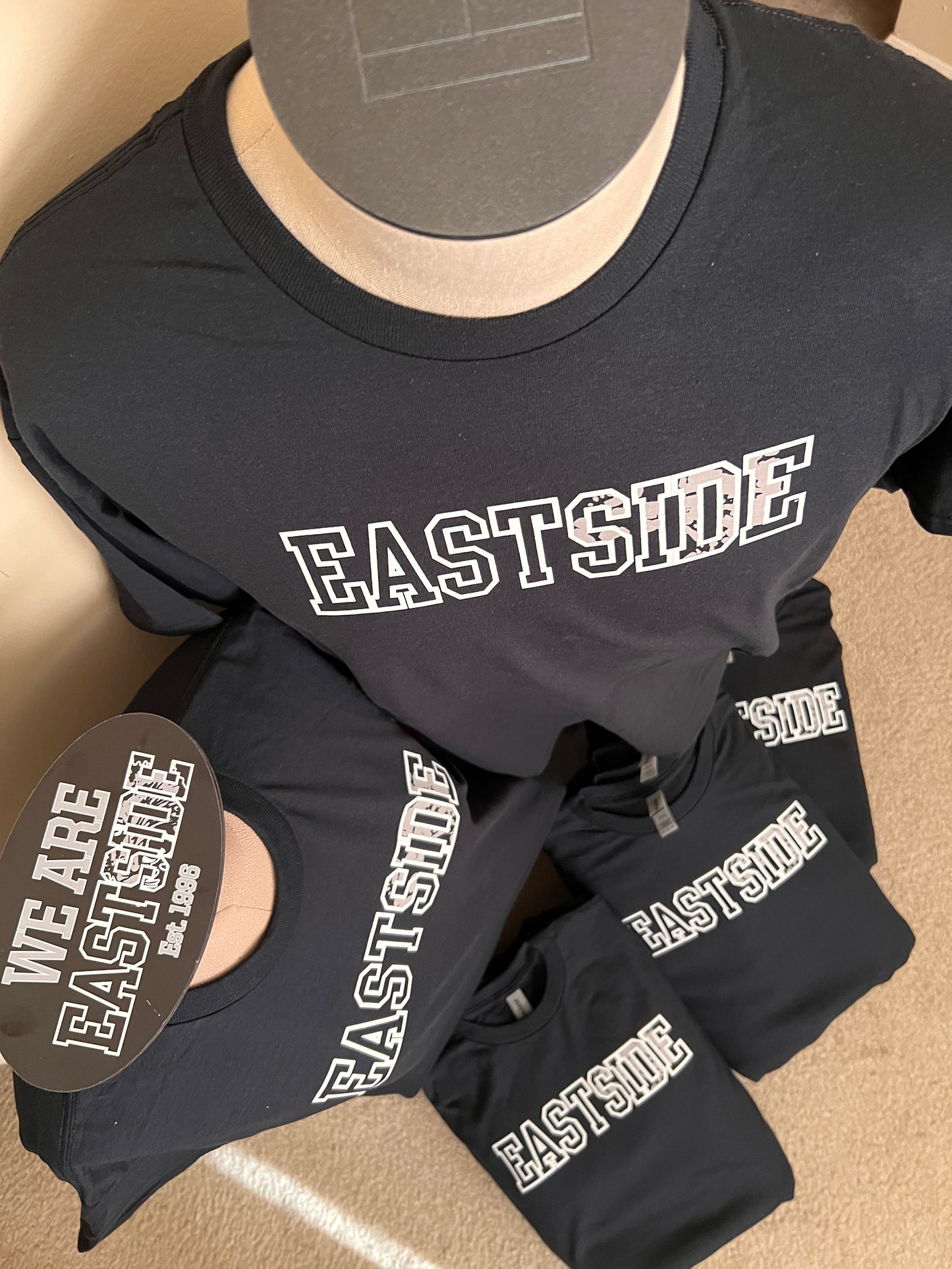 Black Short Sleeve EASTSIDE T-Shirt