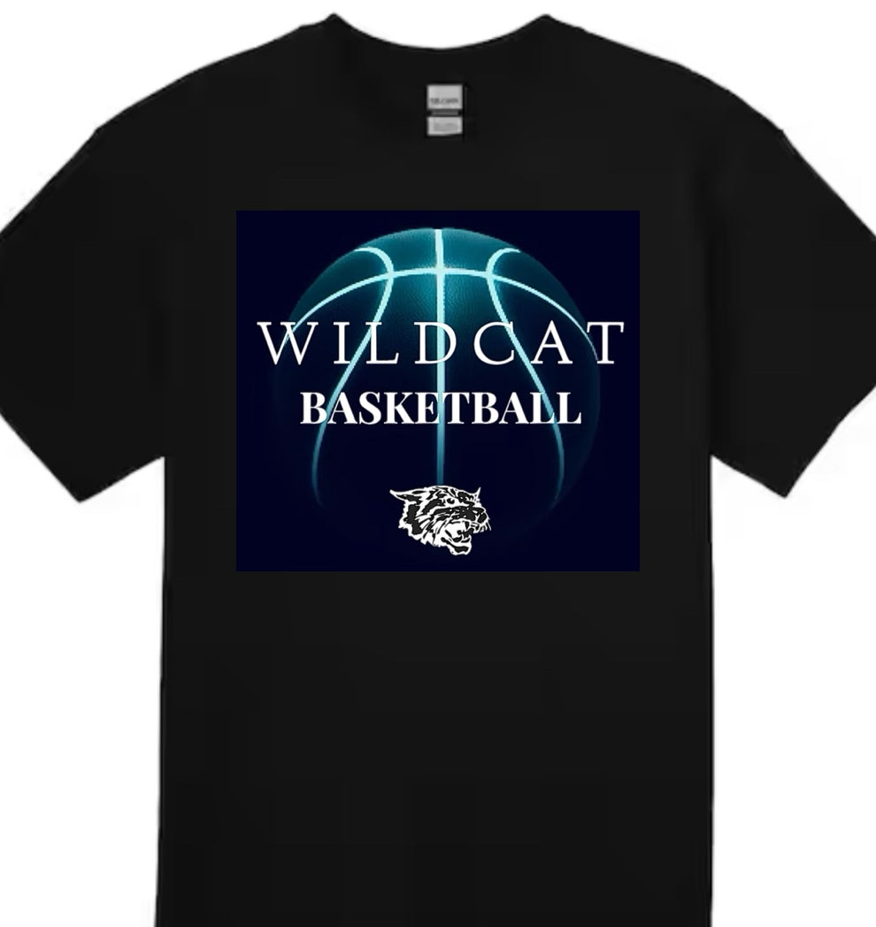 Short Sleeve Wildcat Basketball T-shirt