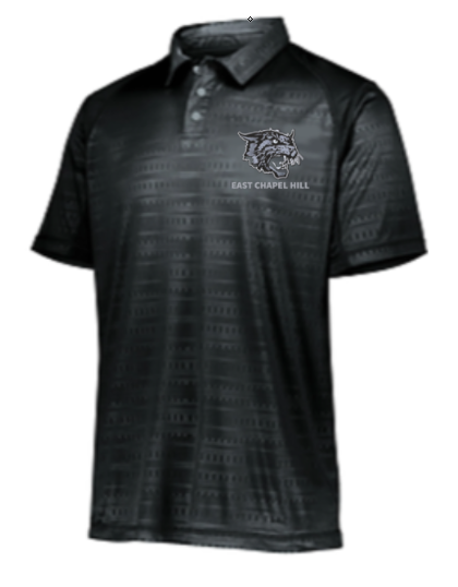 Men's Black Golf Shirt #2 with Wildcat Logo