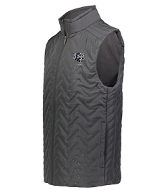 Men's Grey Vest with Wildcat Logo