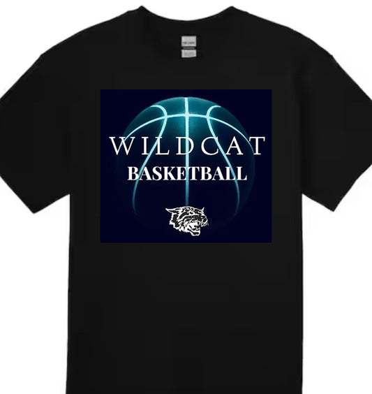 Short Sleeve Wildcat Basketball T-shirt