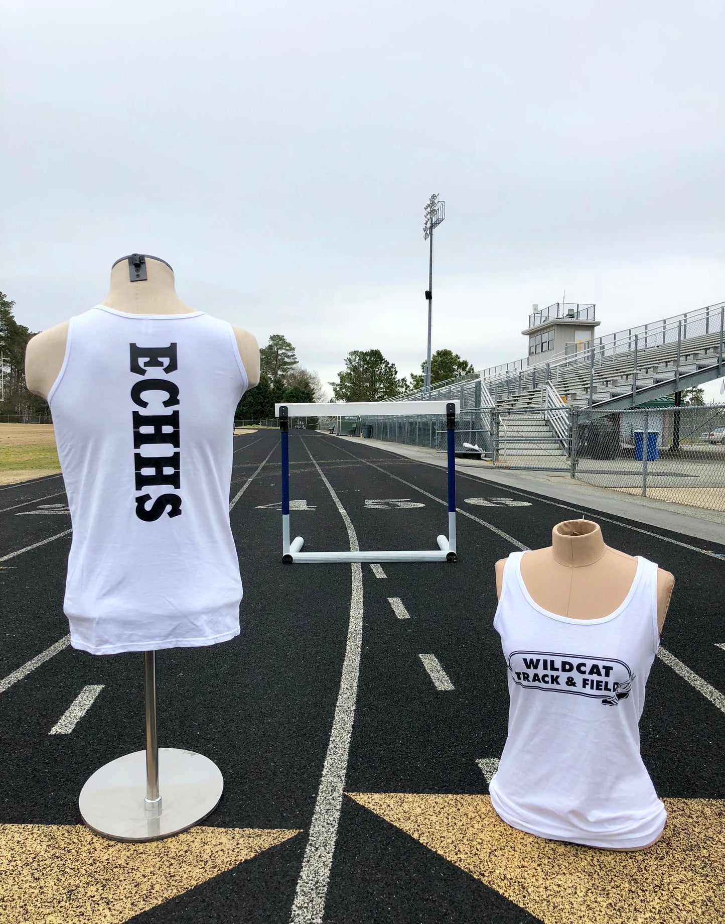 Carolina Blue Track & Field tee