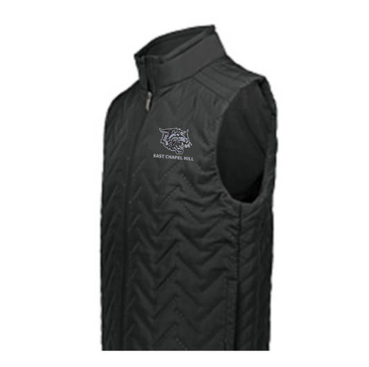Men's Black Vest with Wildcat logo