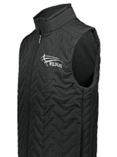 Men's Black Vest with E-logo